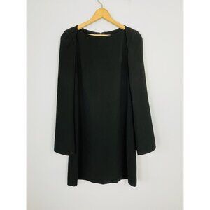 CUE Australia Womens Size 8 (US 6) Long Sleeve Witchy Black Dress Career Work